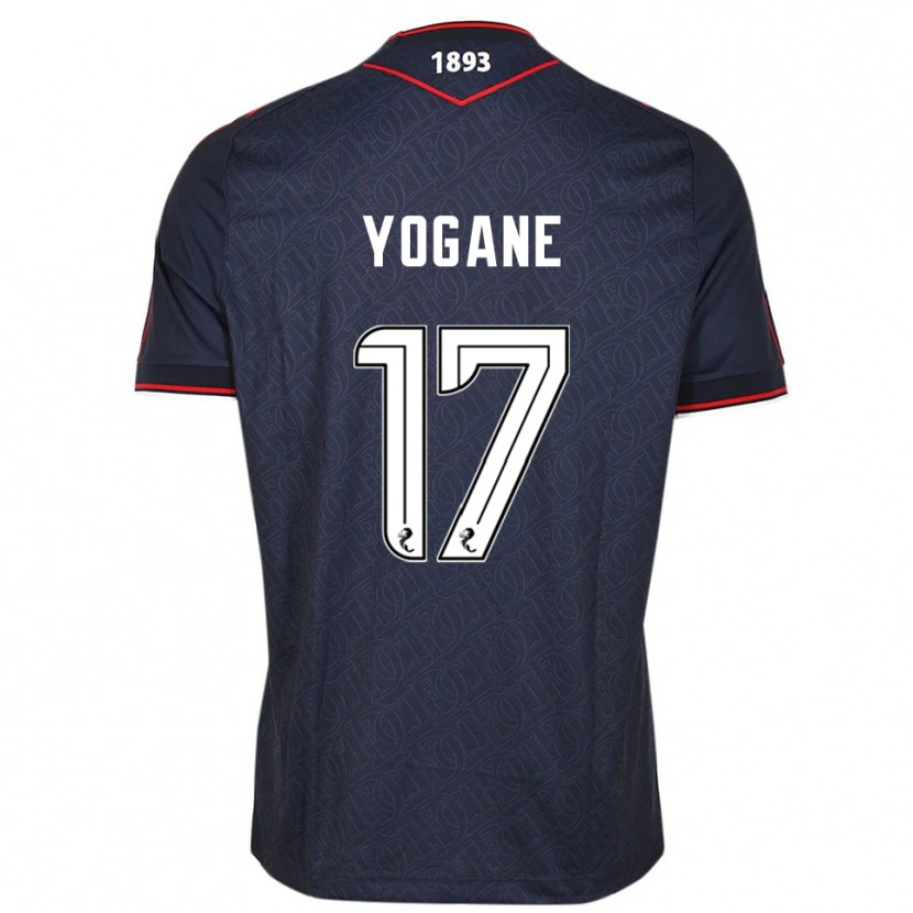 Danxen Hombre Camiseta Tony Yogane #17 Azul Marino Blanco 1ª Equipación 2025/26 La Camisa