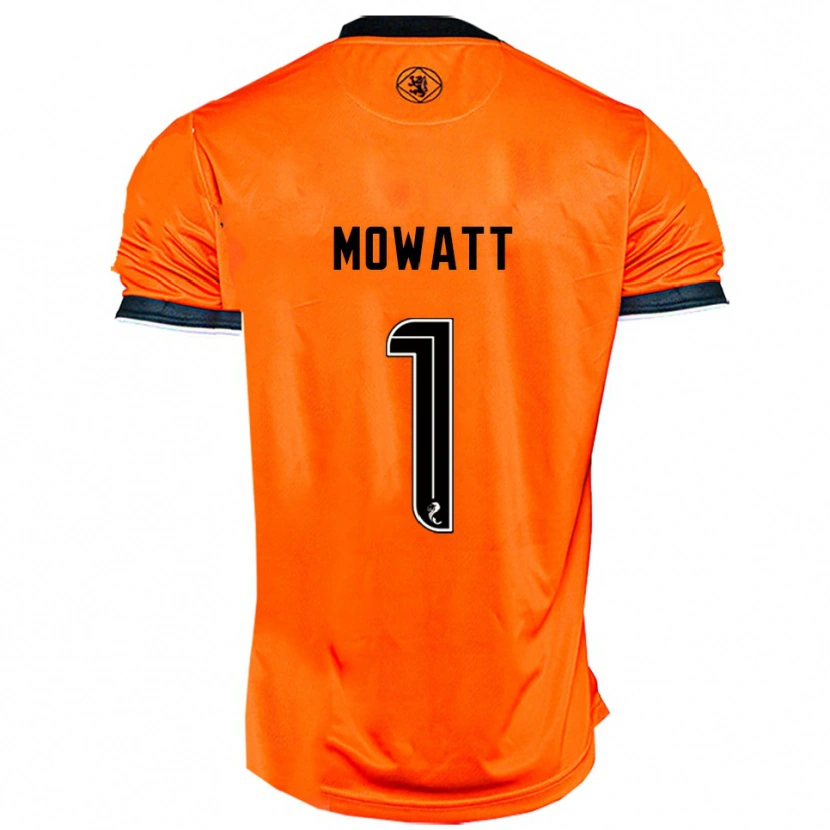 Danxen Hombre Camiseta Beth Mowatt #1 Naranja Negro 1ª Equipación 2025/26 La Camisa
