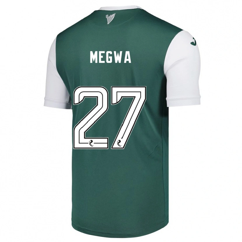 Danxen Hombre Camiseta Kanayo Megwa #27 Verde Blanco 1ª Equipación 2025/26 La Camisa