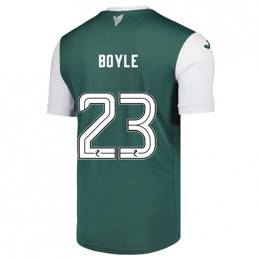 Danxen Hombre Camiseta Rachael Boyle #23 Verde Blanco 1ª Equipación 2025/26 La Camisa