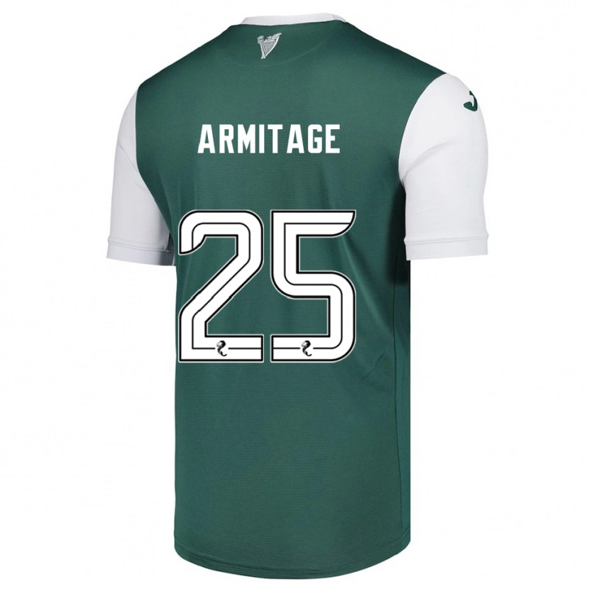 Danxen Hombre Camiseta Rowena Armitage #25 Verde Blanco 1ª Equipación 2025/26 La Camisa