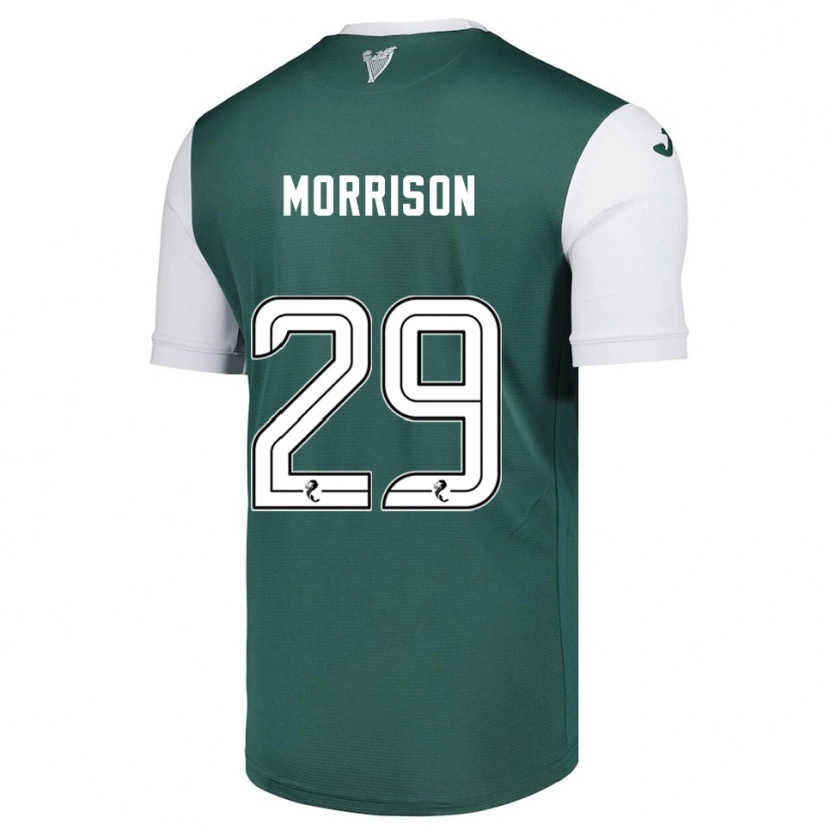 Danxen Hombre Camiseta Kirsty Morrison #29 Verde Blanco 1ª Equipación 2025/26 La Camisa
