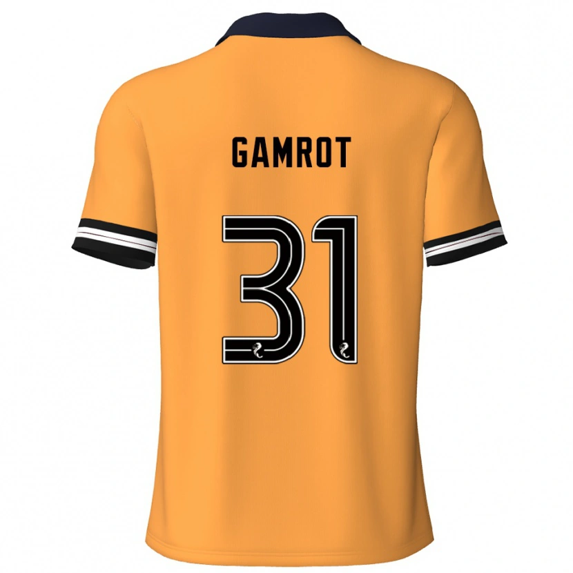 Danxen Hombre Camiseta Schenai Gamrot #31 Amarillo Negro 1ª Equipación 2025/26 La Camisa