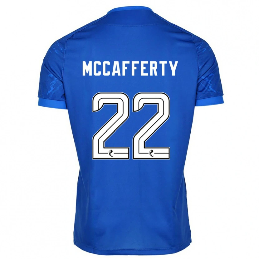 Danxen Hombre Camiseta Eirinn Mccafferty #22 Azul Blanco 1ª Equipación 2025/26 La Camisa