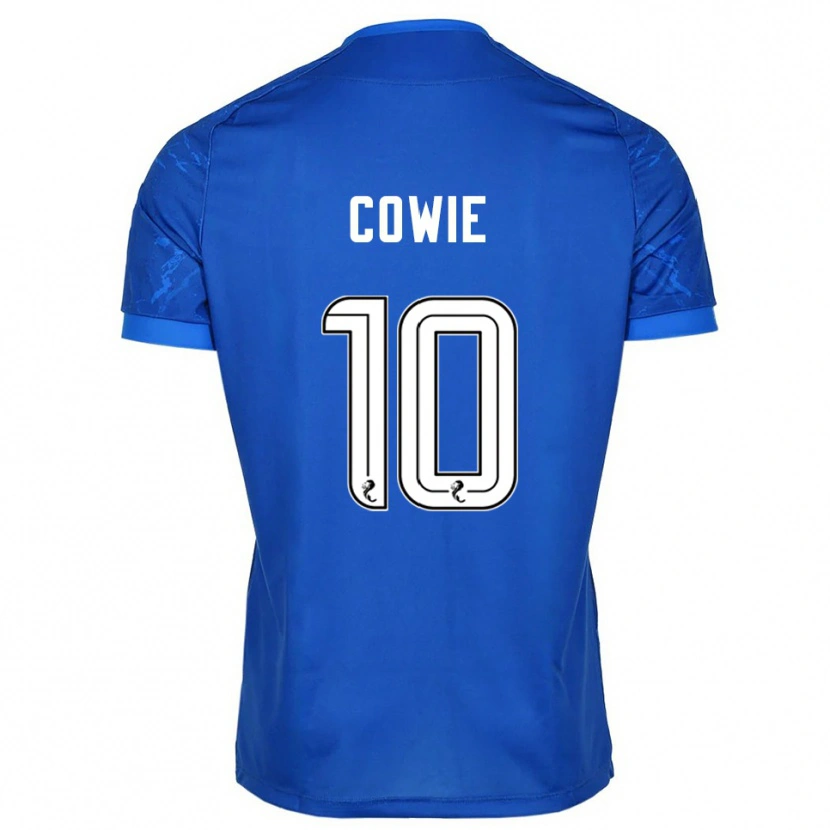Danxen Hombre Camiseta Ellie-May Cowie #10 Azul Blanco 1ª Equipación 2025/26 La Camisa