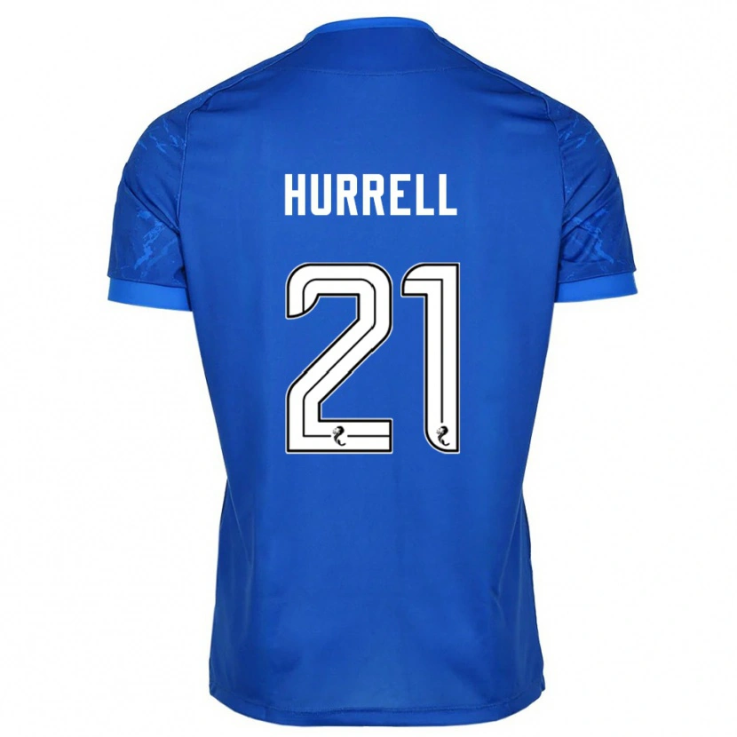 Danxen Hombre Camiseta Olivia Hurrell #21 Azul Blanco 1ª Equipación 2025/26 La Camisa