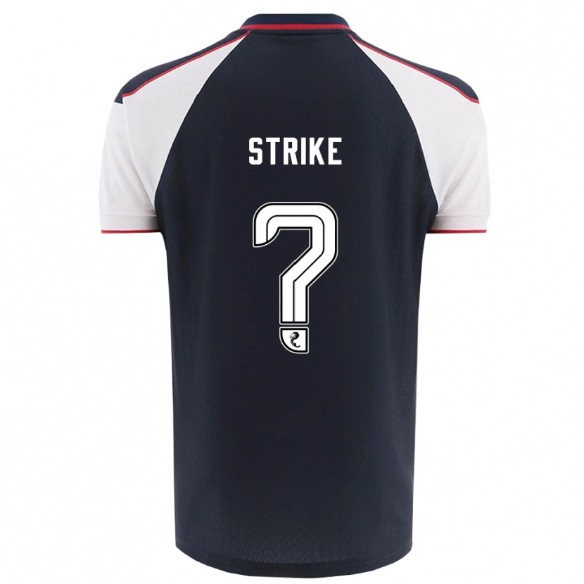 Danxen Hombre Camiseta Ally Strike #0 Azul Marino Blanco 1ª Equipación 2025/26 La Camisa
