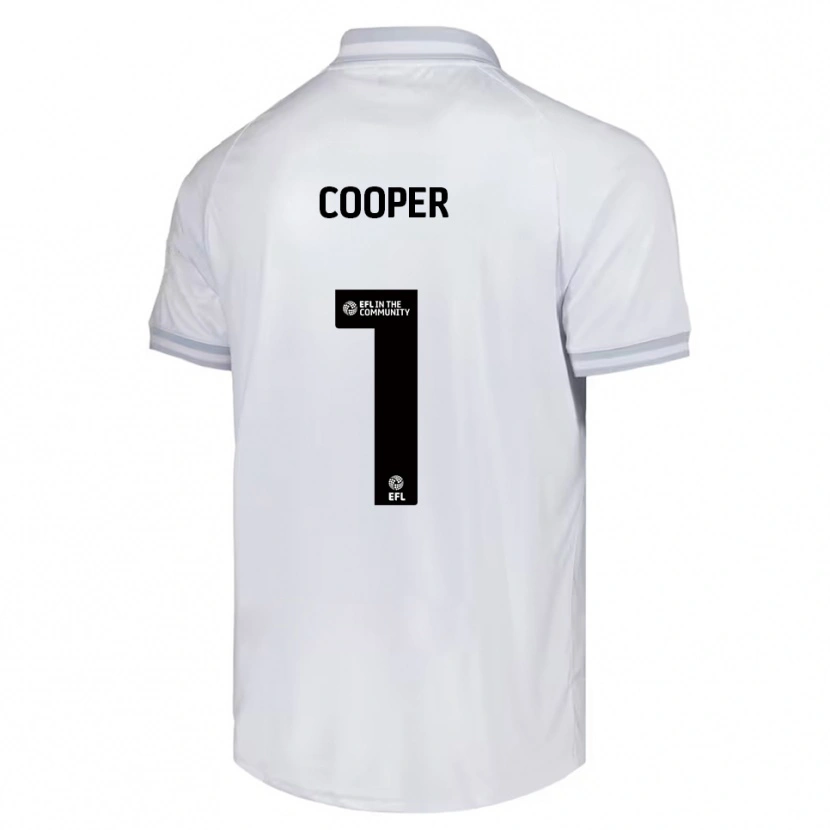 Danxen Hombre Camiseta Murphy Cooper #1 Blanco Gris Negro 2ª Equipación 2025/26 La Camisa