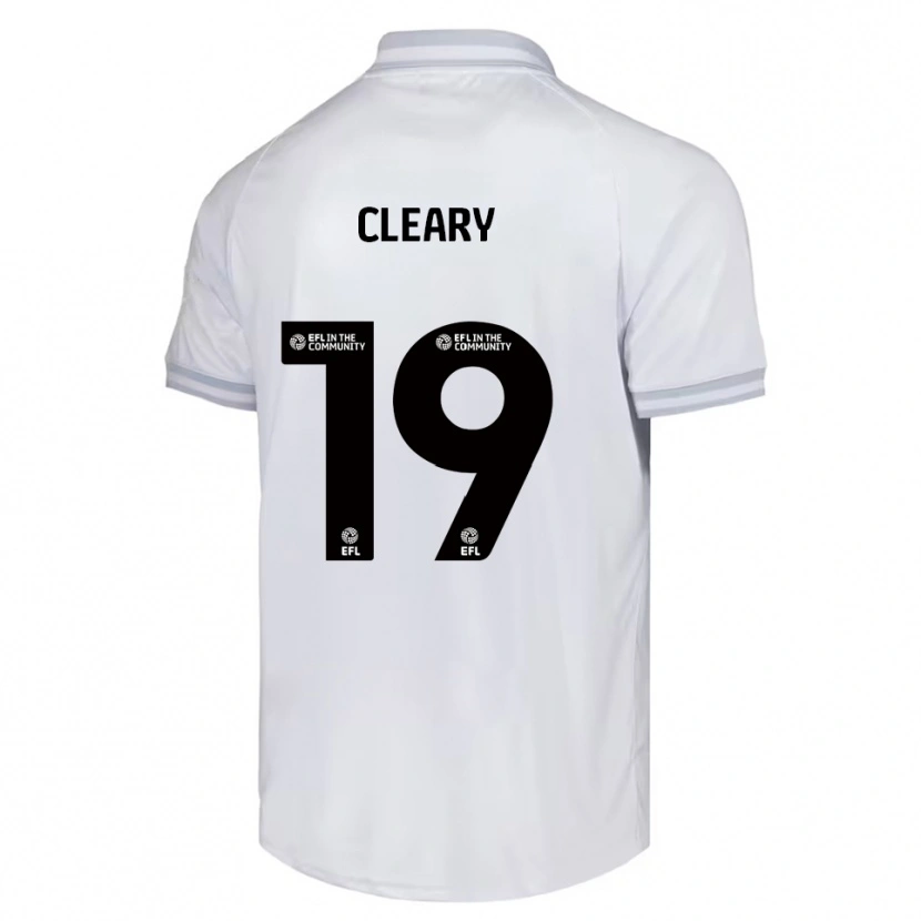 Danxen Hombre Camiseta Reyes Cleary #19 Blanco Gris Negro 2ª Equipación 2025/26 La Camisa