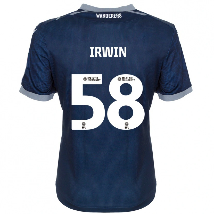 Danxen Hombre Camiseta Harley Irwin #58 Azul Marino Gris 2ª Equipación 2025/26 La Camisa