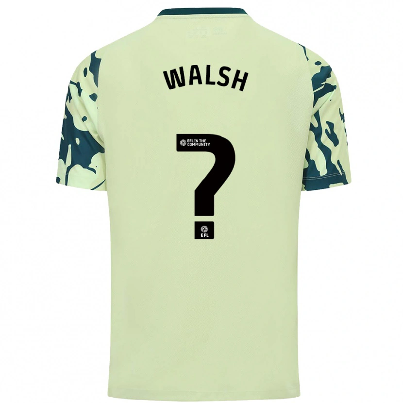 Danxen Hombre Camiseta Oliver Walsh #0 Verde Oscuro 2ª Equipación 2025/26 La Camisa