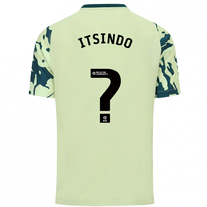 Danxen Hombre Camiseta Joshua Itsindo #0 Verde Oscuro 2ª Equipación 2025/26 La Camisa