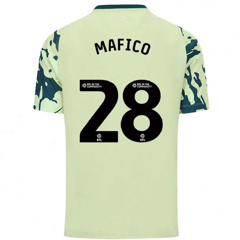 Danxen Hombre Camiseta Dakarai Mafico #28 Verde Oscuro 2ª Equipación 2025/26 La Camisa