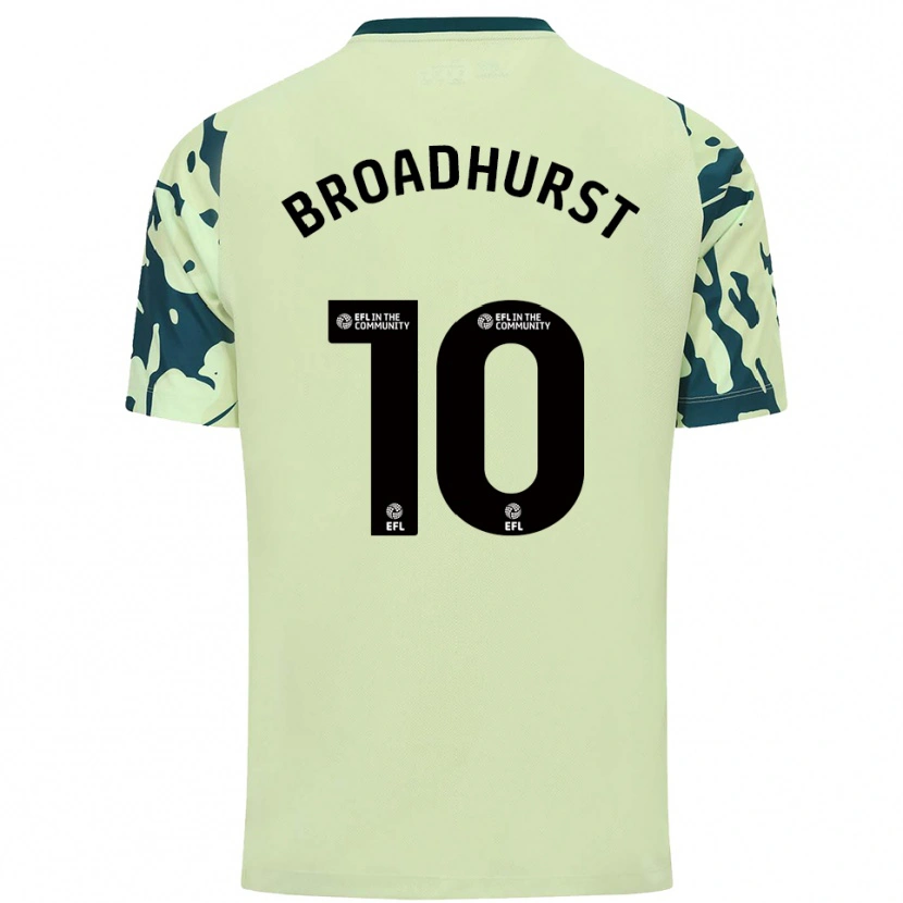 Danxen Hombre Camiseta Danielle Broadhurst #10 Verde Oscuro 2ª Equipación 2025/26 La Camisa