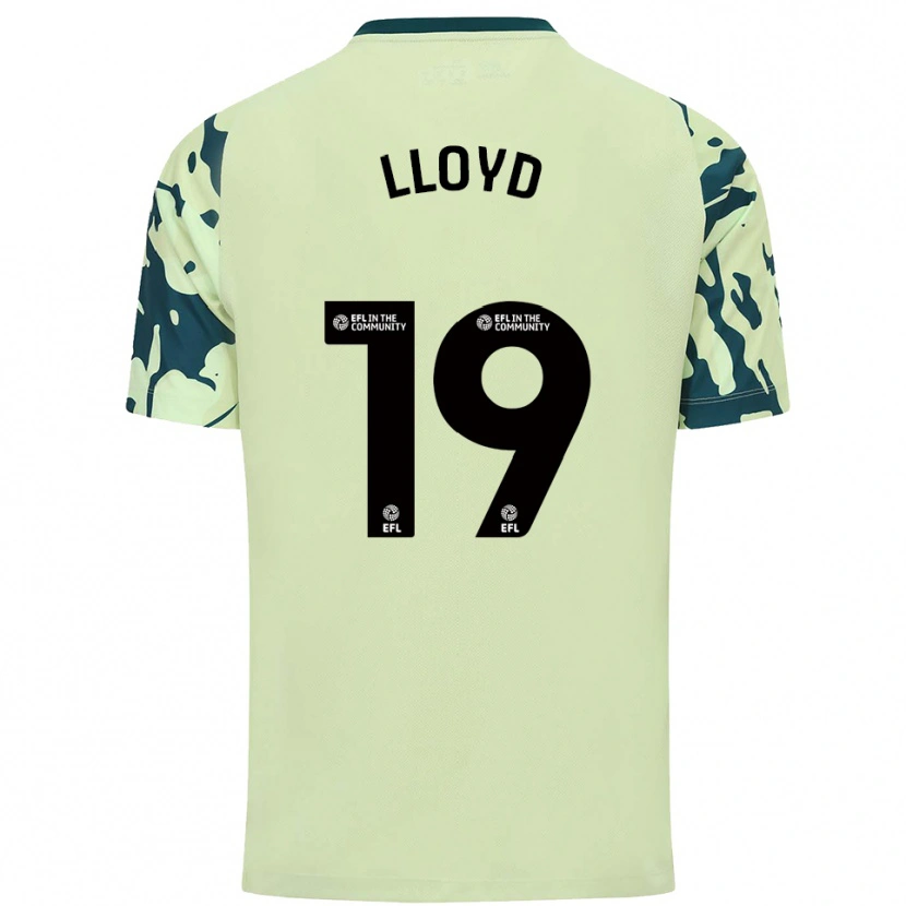Danxen Hombre Camiseta Madison Lloyd #19 Verde Oscuro 2ª Equipación 2025/26 La Camisa