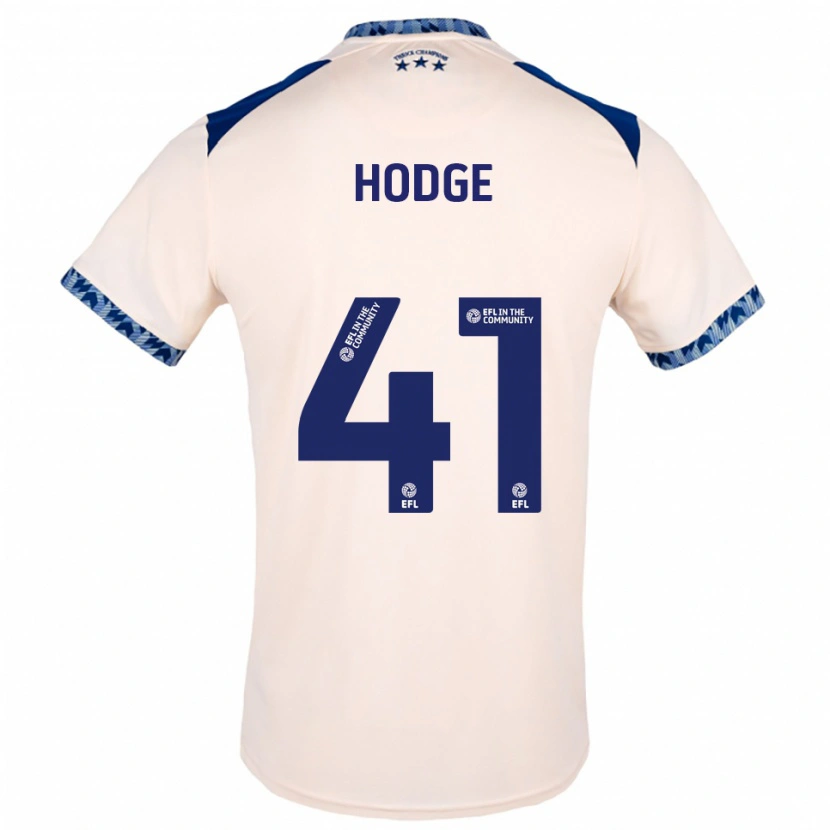 Danxen Hombre Camiseta Joe Hodge #41 Blanco Hueso Azul Marino 2ª Equipación 2025/26 La Camisa