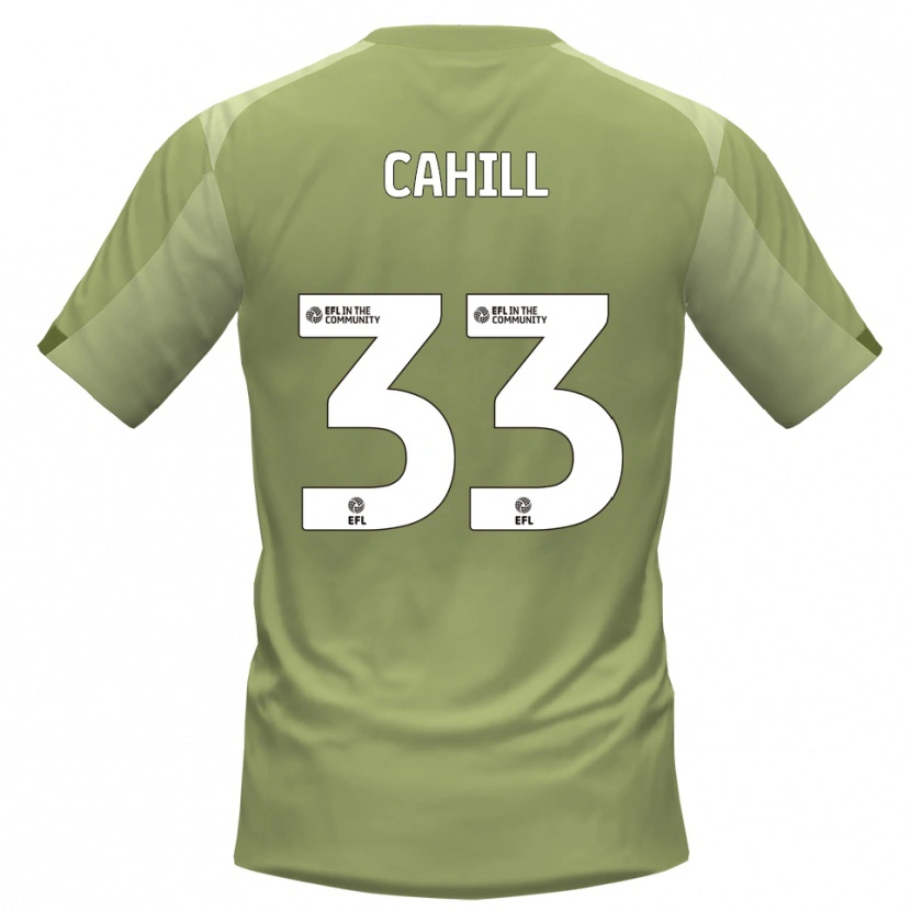 Danxen Hombre Camiseta Killian Cahill #33 Salvia Champán 2ª Equipación 2025/26 La Camisa