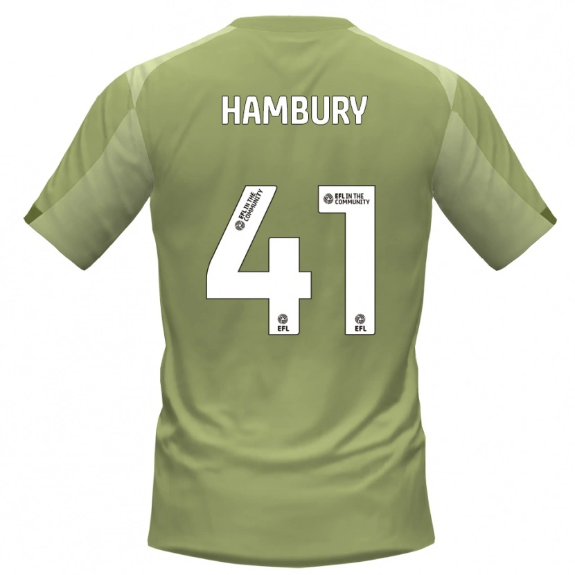 Danxen Hombre Camiseta Zack Hambury #41 Salvia Champán 2ª Equipación 2025/26 La Camisa
