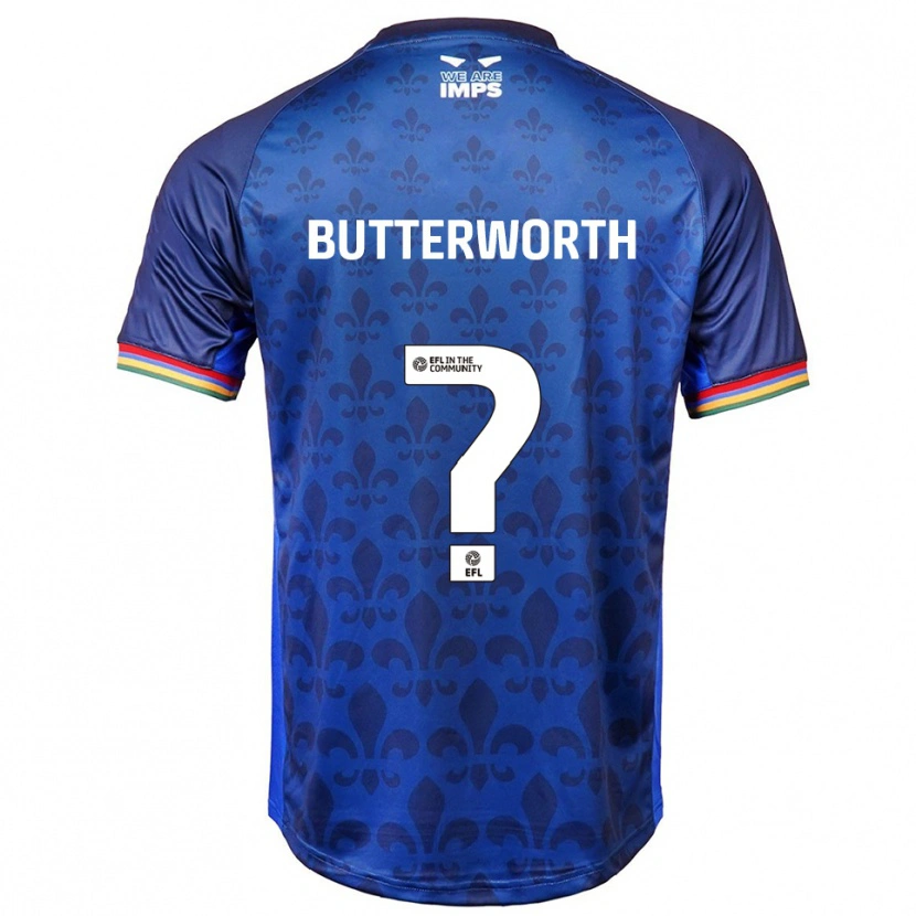 Danxen Hombre Camiseta Lexie Butterworth #0 Azul Azul Marino 2ª Equipación 2025/26 La Camisa