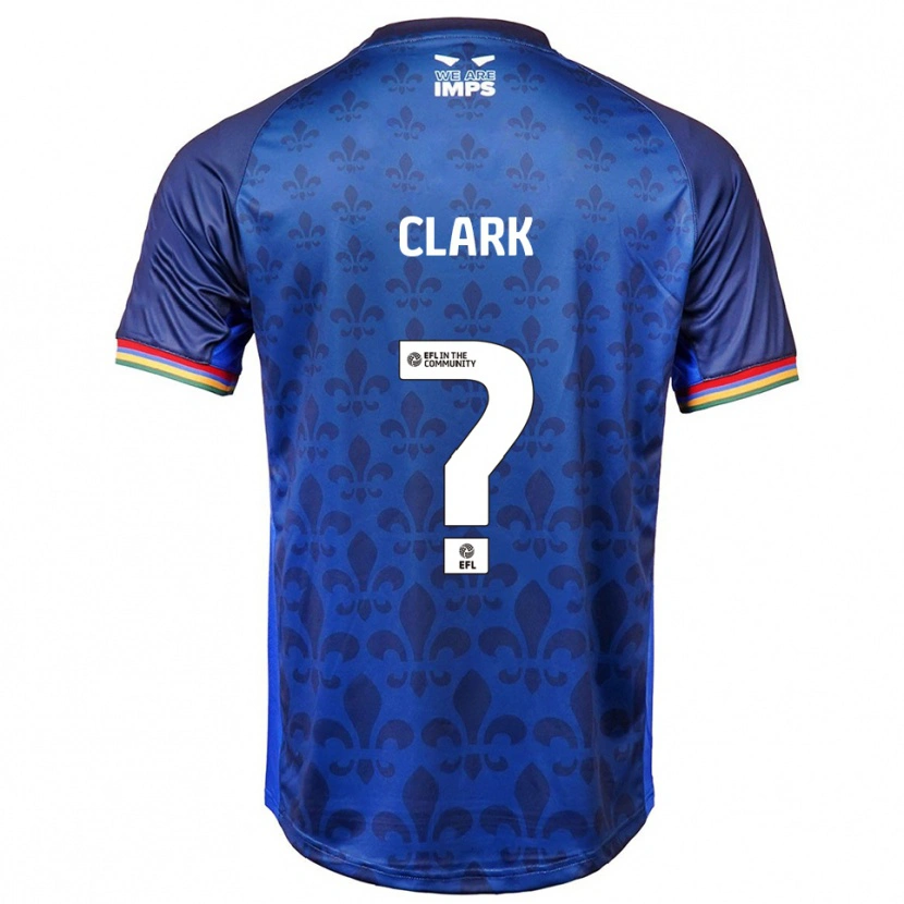 Danxen Hombre Camiseta Matilda Clark #0 Azul Azul Marino 2ª Equipación 2025/26 La Camisa