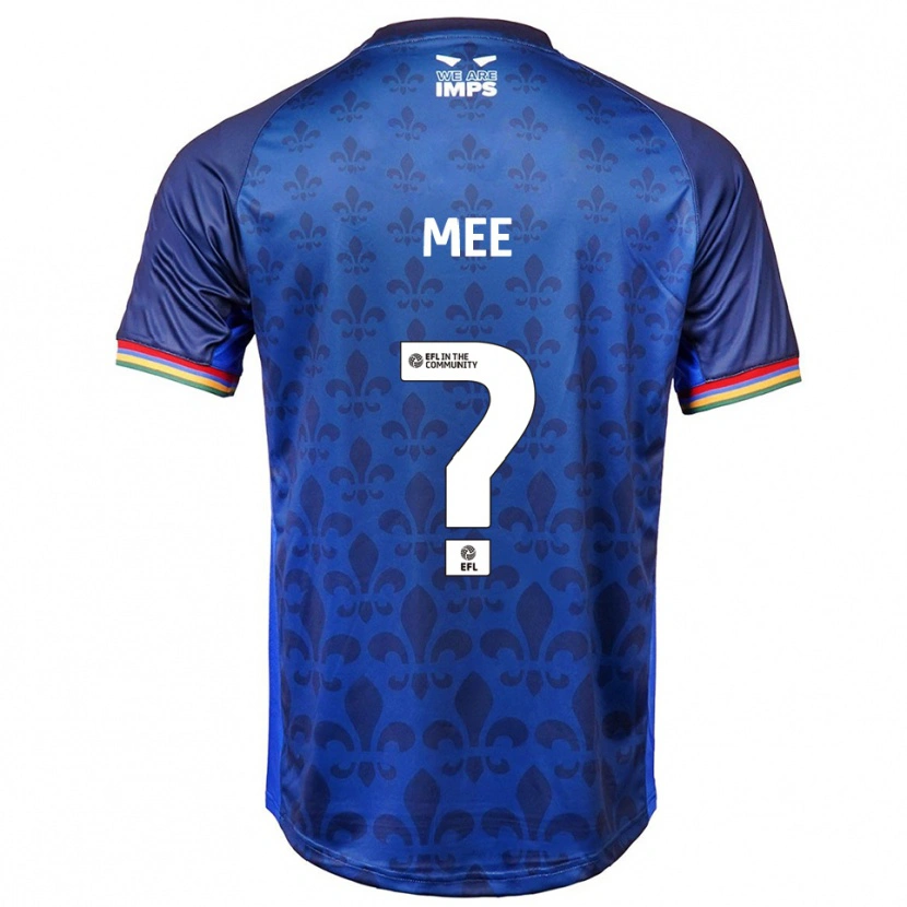 Danxen Hombre Camiseta Sophie Mee #0 Azul Azul Marino 2ª Equipación 2025/26 La Camisa