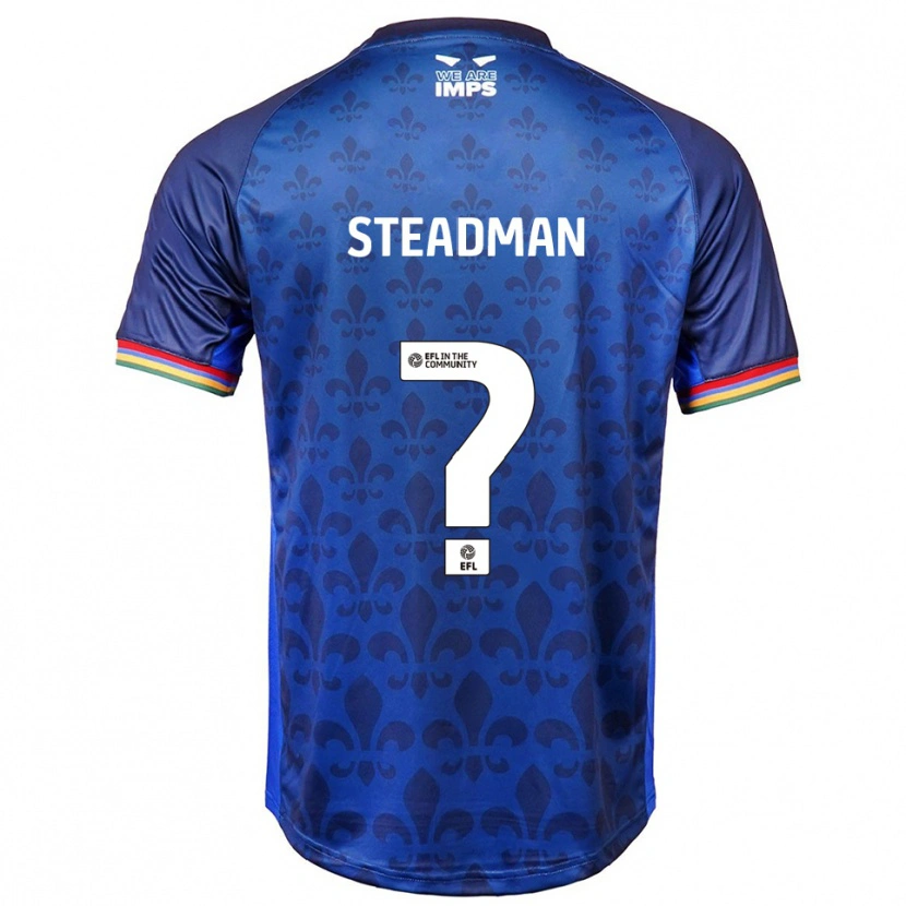 Danxen Hombre Camiseta Jodie Steadman #0 Azul Azul Marino 2ª Equipación 2025/26 La Camisa