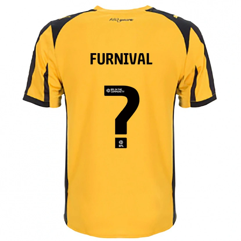 Danxen Hombre Camiseta Madison Furnival #0 Naranja Negro 2ª Equipación 2025/26 La Camisa