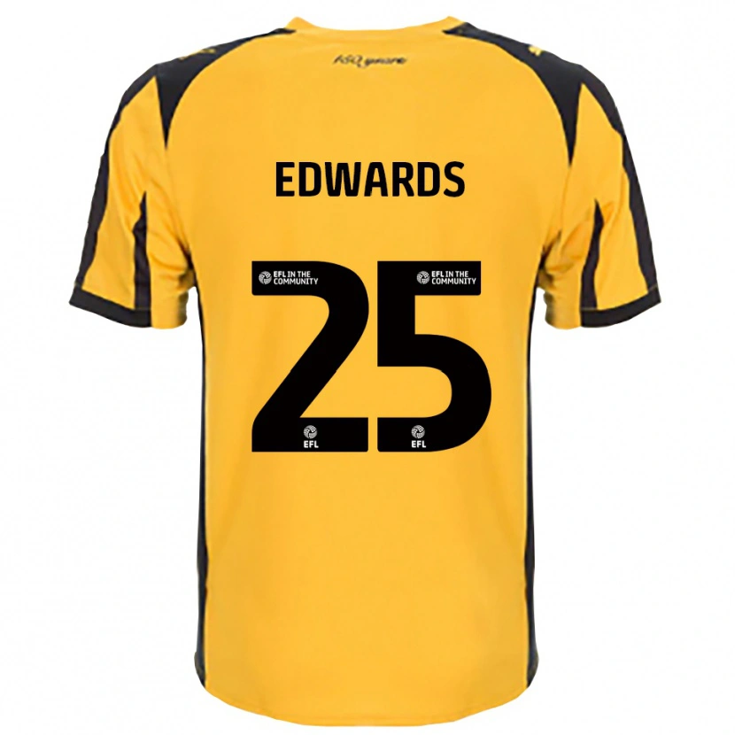 Danxen Hombre Camiseta Diamond Edwards #25 Naranja Negro 2ª Equipación 2025/26 La Camisa