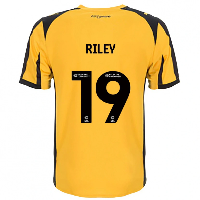 Danxen Hombre Camiseta Keeley Riley #19 Naranja Negro 2ª Equipación 2025/26 La Camisa