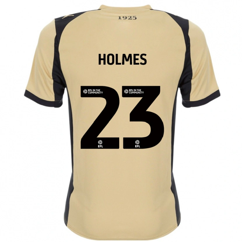 Danxen Hombre Camiseta Jack Holmes #23 Dorado Negro 2ª Equipación 2025/26 La Camisa