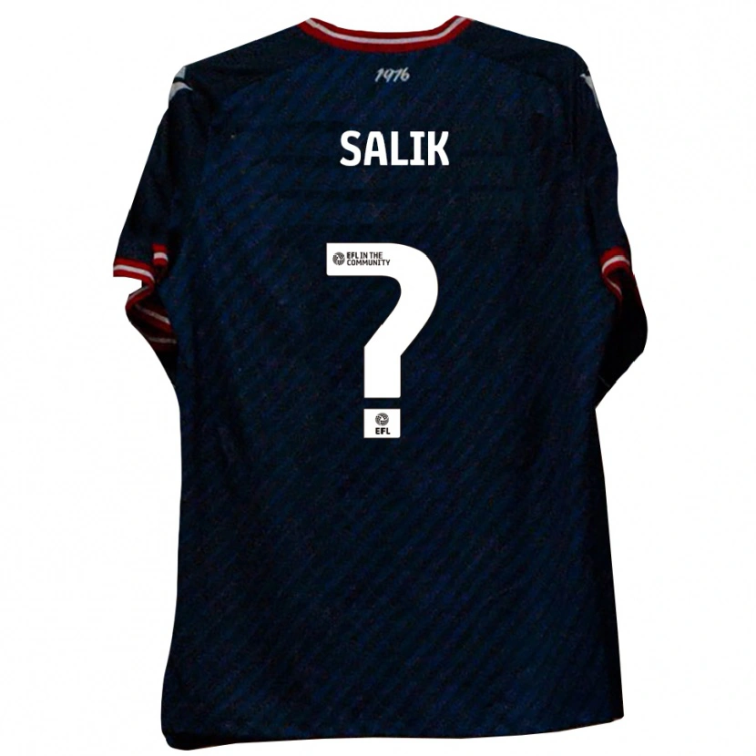 Danxen Hombre Camiseta Tanil Salik #0 Azul Marino Rojo 2ª Equipación 2025/26 La Camisa