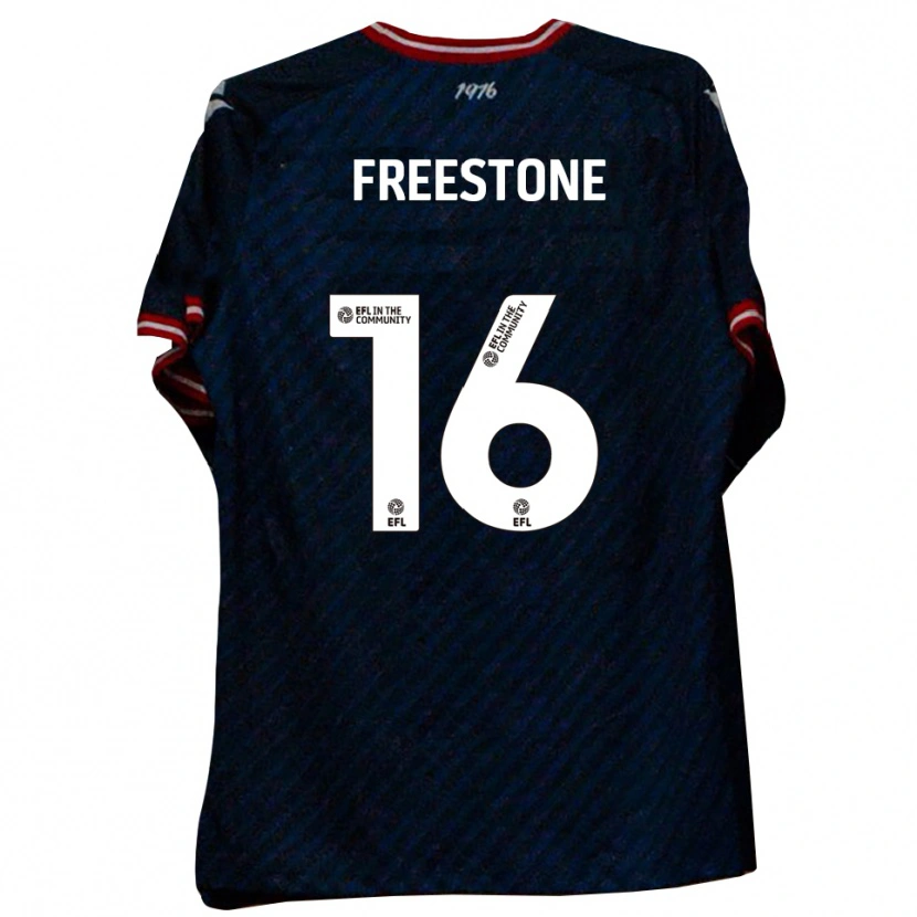 Danxen Hombre Camiseta Lewis Freestone #16 Azul Marino Rojo 2ª Equipación 2025/26 La Camisa