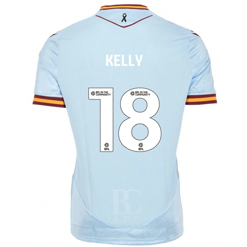 Danxen Hombre Camiseta Ciaran Kelly #18 Celeste 2ª Equipación 2025/26 La Camisa