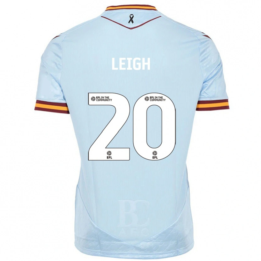 Danxen Hombre Camiseta Tommy Leigh #20 Celeste 2ª Equipación 2025/26 La Camisa