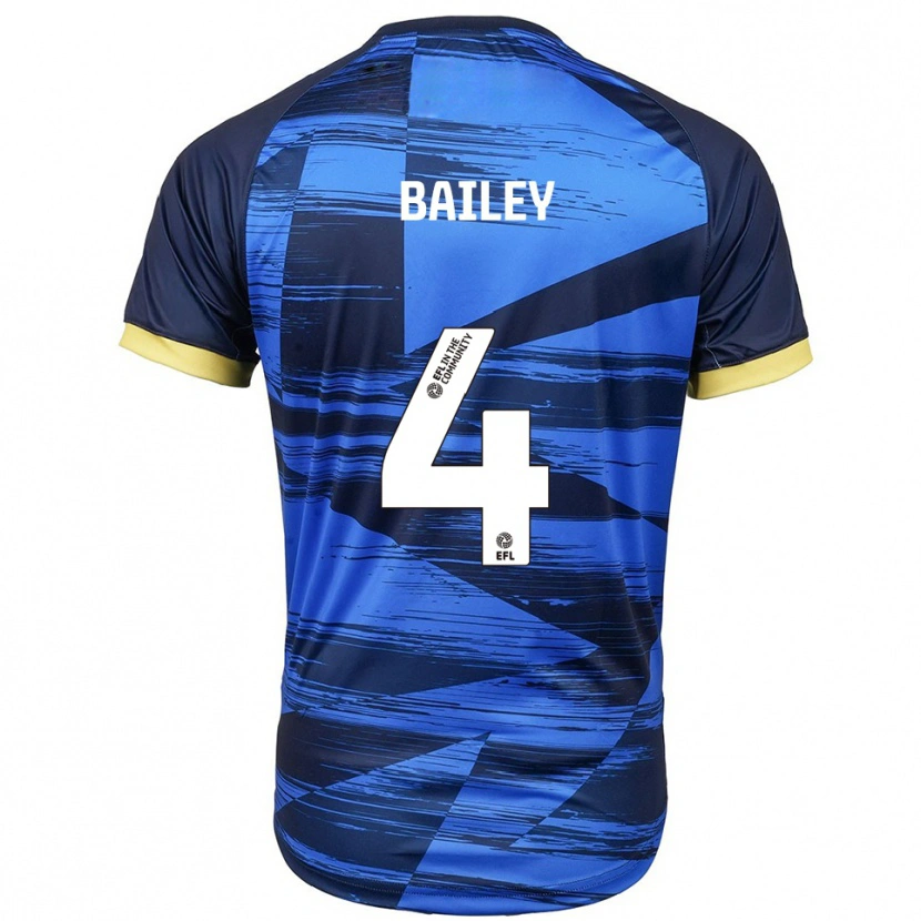 Danxen Hombre Camiseta Owen Bailey #4 Azul Azul Marino 2ª Equipación 2025/26 La Camisa