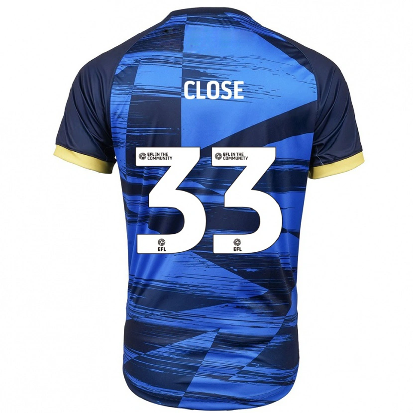 Danxen Hombre Camiseta Ben Close #33 Azul Azul Marino 2ª Equipación 2025/26 La Camisa