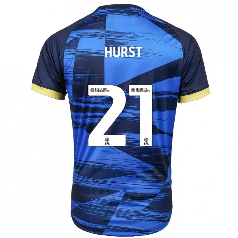 Danxen Hombre Camiseta Kyle Hurst #21 Azul Azul Marino 2ª Equipación 2025/26 La Camisa