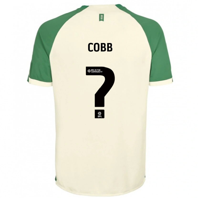 Danxen Hombre Camiseta Serena Cobb #0 Blanco Hueso Verde 2ª Equipación 2025/26 La Camisa