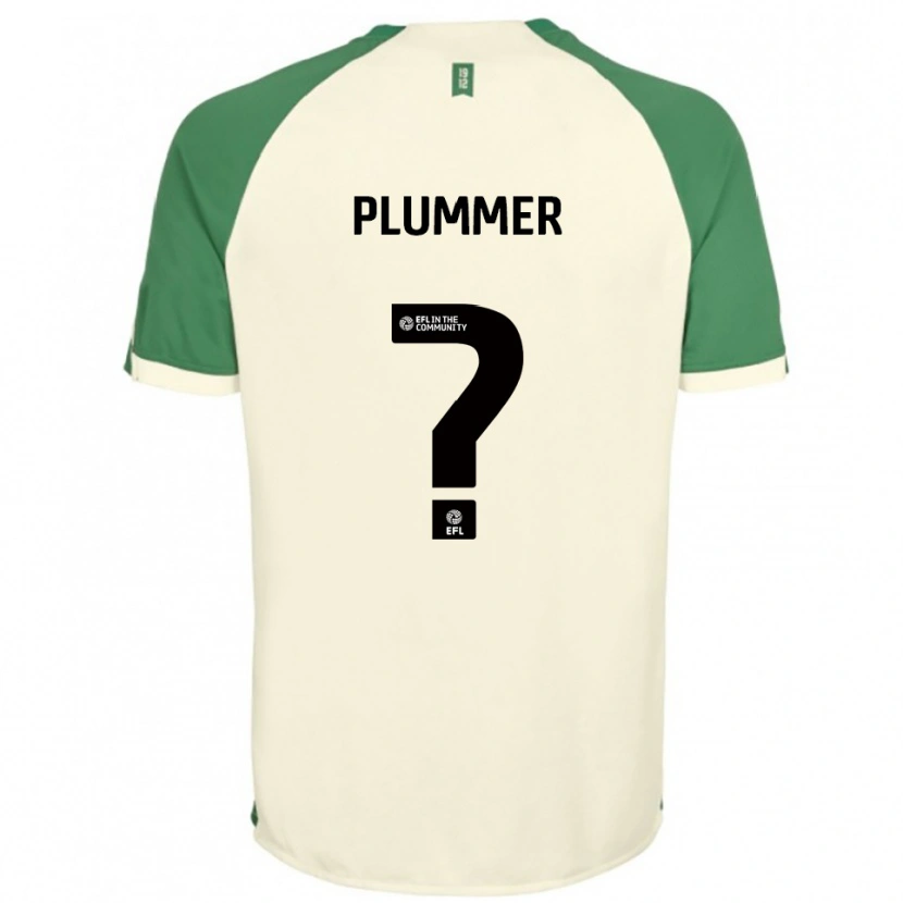 Danxen Hombre Camiseta Holly Plummer #0 Blanco Hueso Verde 2ª Equipación 2025/26 La Camisa