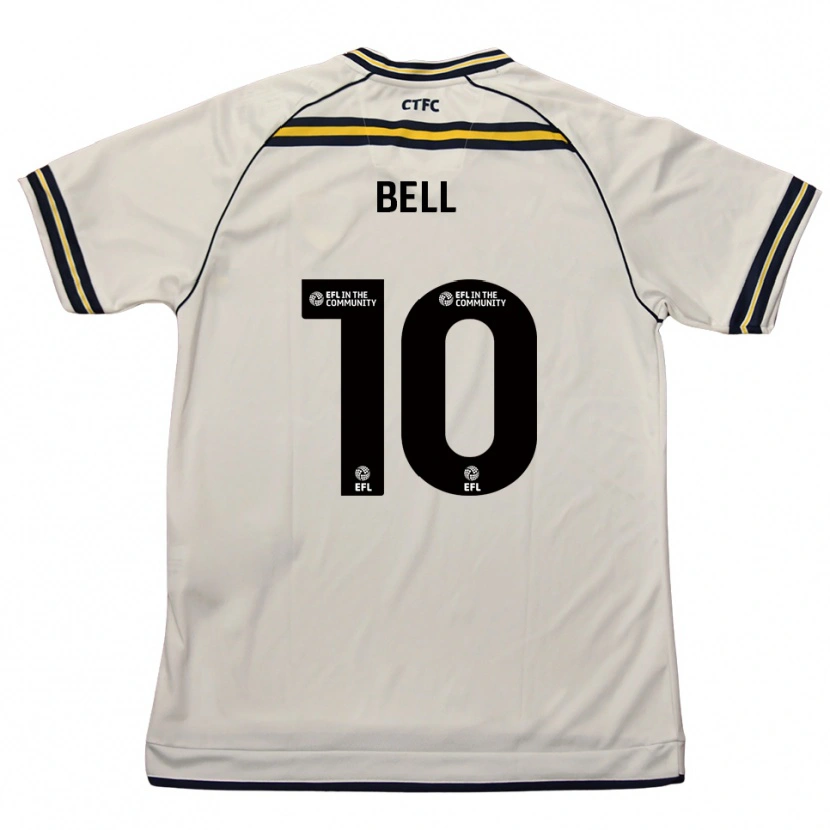 Danxen Hombre Camiseta Libby Bell #10 Blanco Azul Marino 2ª Equipación 2025/26 La Camisa