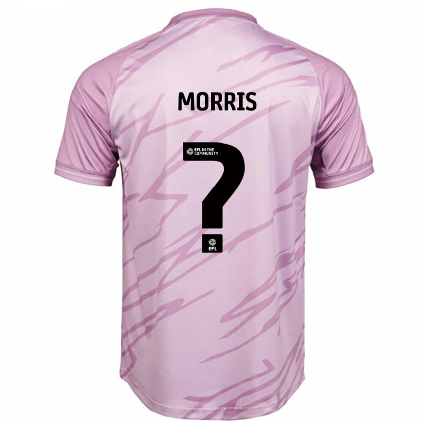 Danxen Hombre Camiseta Cammron Morris #0 Rosa Negro 2ª Equipación 2025/26 La Camisa