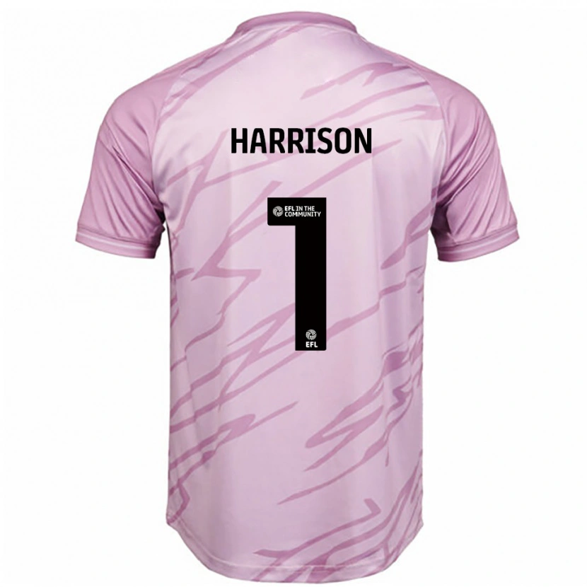 Danxen Hombre Camiseta Elyh Harrison #1 Rosa Negro 2ª Equipación 2025/26 La Camisa