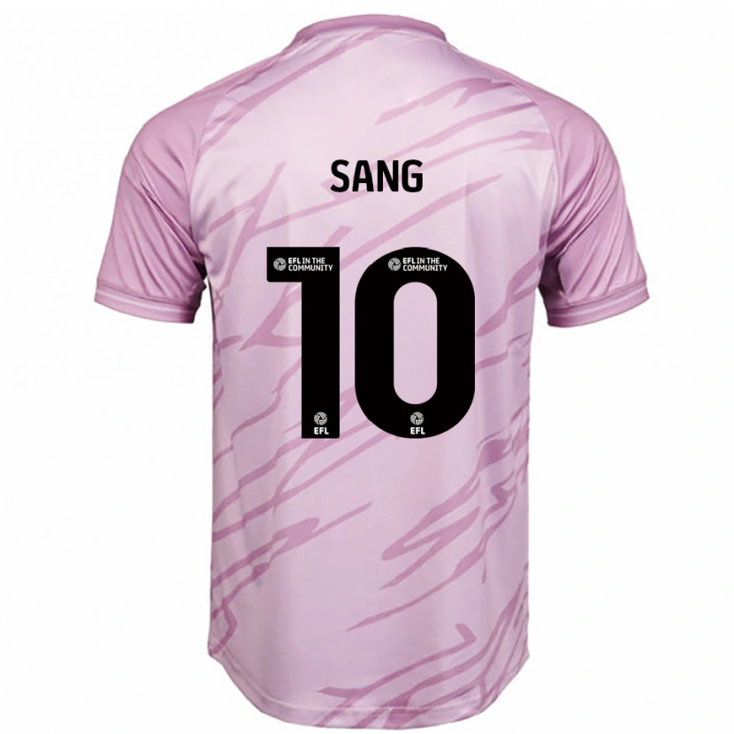 Danxen Hombre Camiseta Tom Sang #10 Rosa Negro 2ª Equipación 2025/26 La Camisa