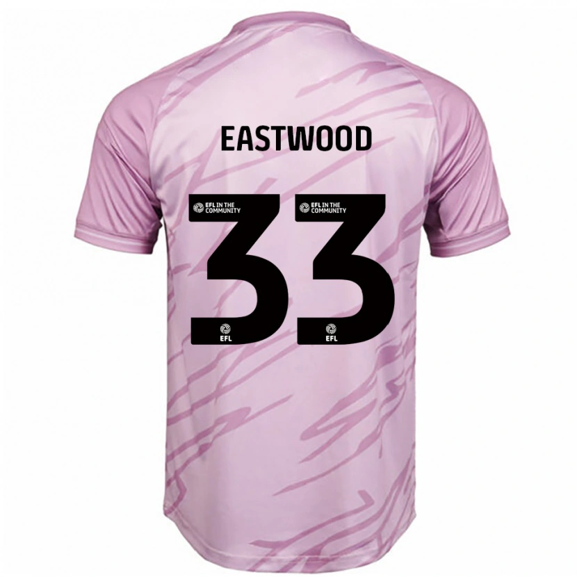 Danxen Hombre Camiseta Sophie Eastwood #33 Rosa Negro 2ª Equipación 2025/26 La Camisa