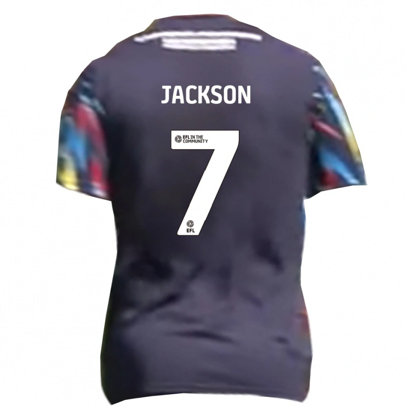 Danxen Hombre Camiseta Ben Jackson #7 Azul Marino Amarillo Rojo 2ª Equipación 2025/26 La Camisa