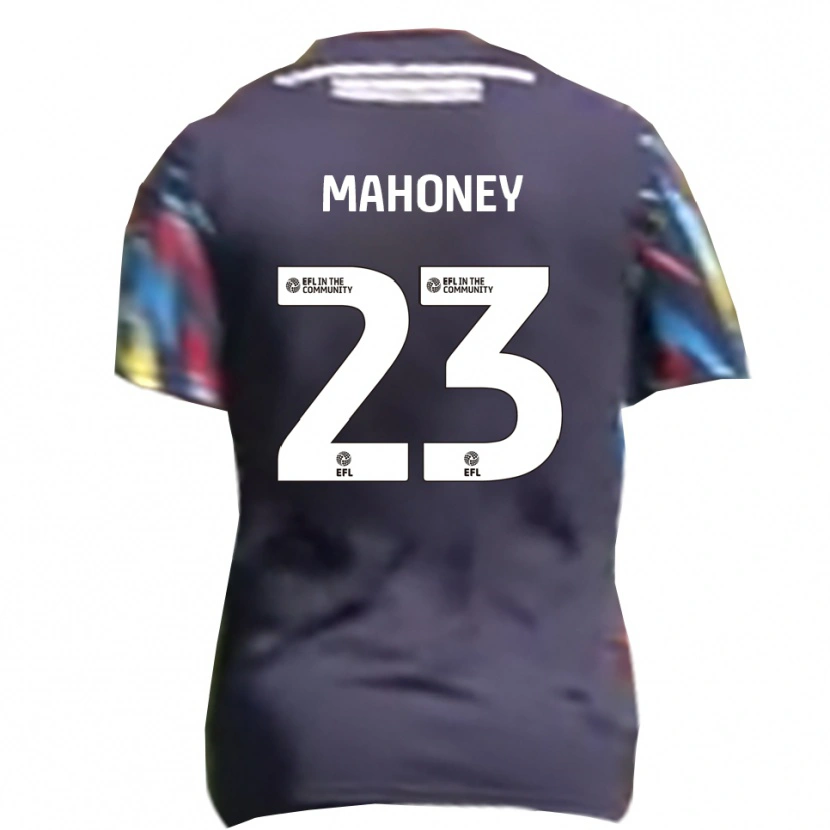 Danxen Hombre Camiseta Connor Mahoney #23 Azul Marino Amarillo Rojo 2ª Equipación 2025/26 La Camisa