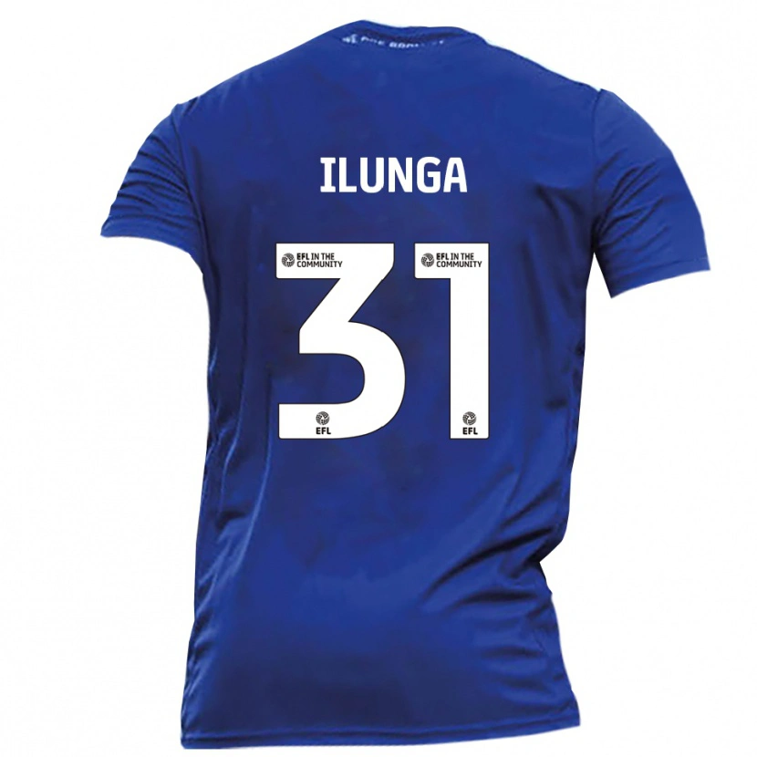 Danxen Hombre Camiseta Brooklyn Ilunga #31 Azul Blanco 2ª Equipación 2025/26 La Camisa