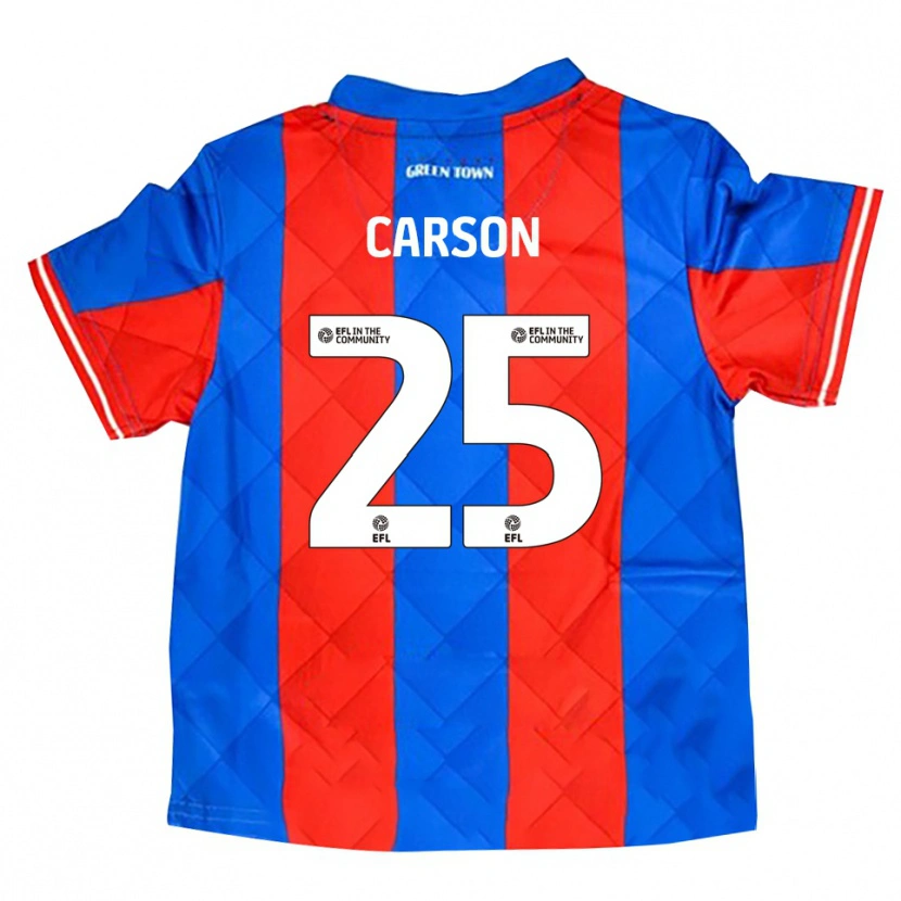 Danxen Hombre Camiseta Matty Carson #25 Azul Rojo Blanco 2ª Equipación 2025/26 La Camisa