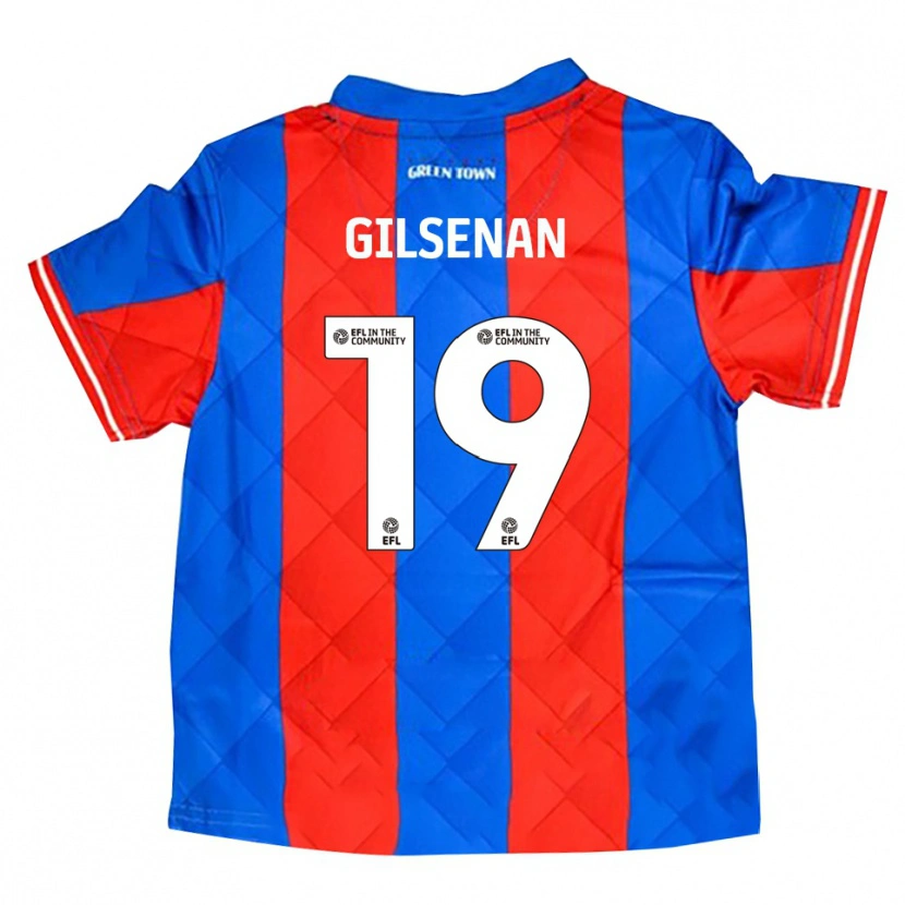 Danxen Hombre Camiseta Zak Gilsenan #19 Azul Rojo Blanco 2ª Equipación 2025/26 La Camisa