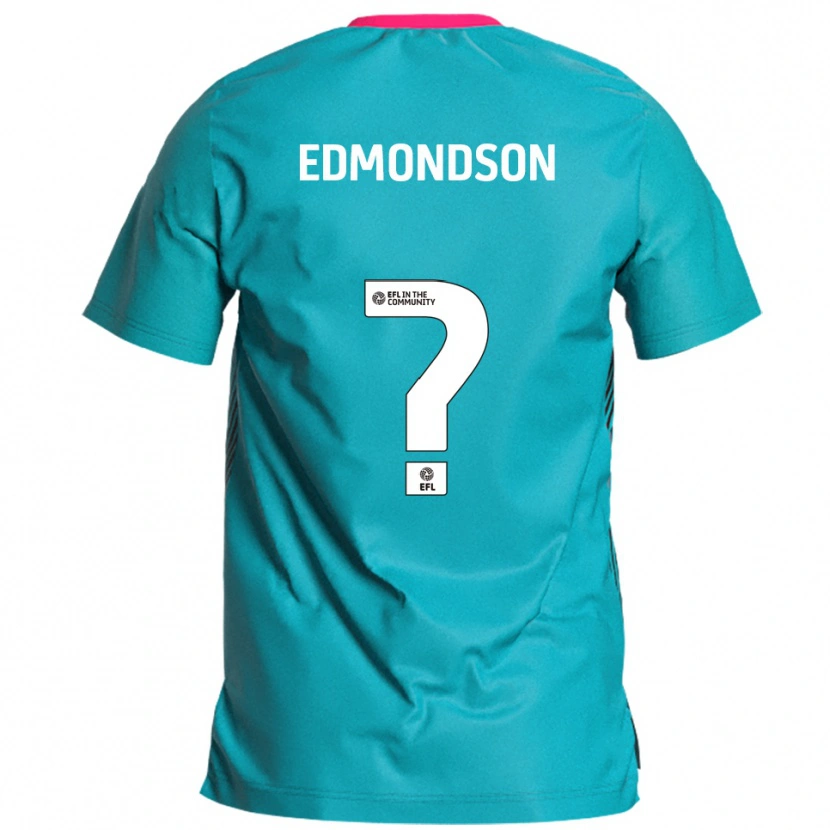 Danxen Hombre Camiseta Rhian Edmondson #0 Celeste Rosa 2ª Equipación 2025/26 La Camisa